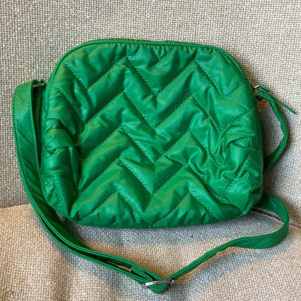 COPY - Vera Bradley Puffy Crossbody in Green - Picture 2 of 6